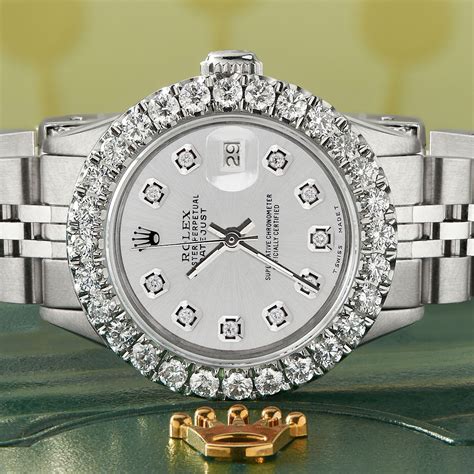 rolex datejust diamond bezel pre owned|rolex datejust diamond bezel price.